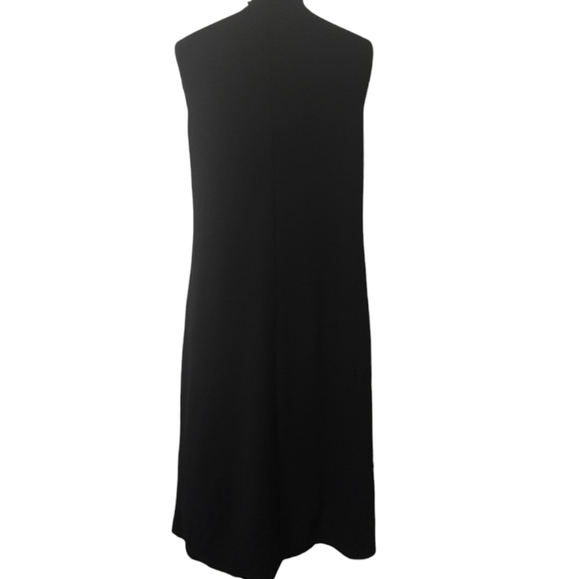 Eileen Fisher Mock-Neck K/L Knit  Dress F8TLU-D4309M Black NWT Black XS - Picture 11 of 17